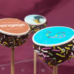 cake pops with branded topper