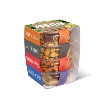 4 stacked snack pots