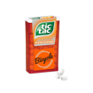 fresh orange Tictacs with company branding