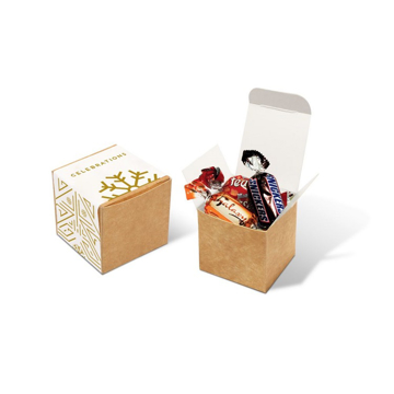 small eco box of celebration chocolates