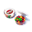 pot of Skittles sweets