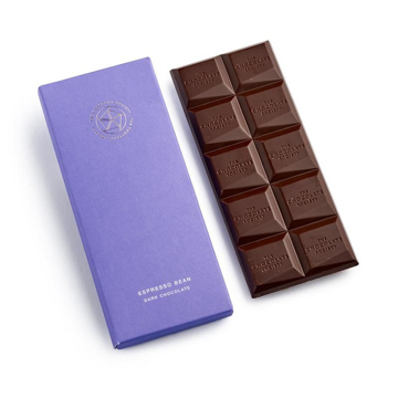 promotional bar of luxury dark chocolate
