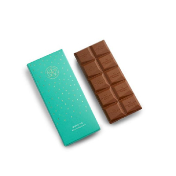 milk chocolate bar with mince pie flavourings