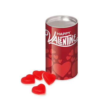 tube of haribo heart shaped sweets