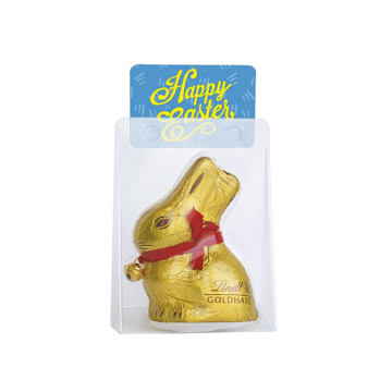 Lindt Chocolate Easter Bunny in branded packaging
