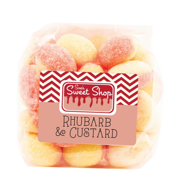Picture of Branded 200gram Rhubarb and Custard Sweet Bag