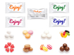 sweet in branded wrapper