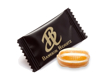 mint humbug sweet in branded wrapper